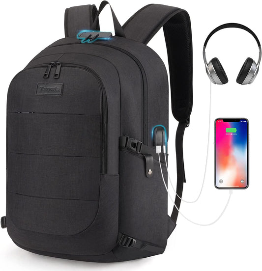 Travel Bag With Charging Ports And Roller Function